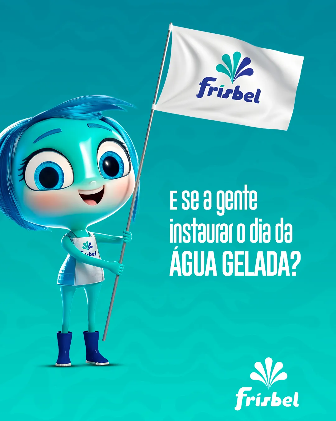 Peça editorial criada para a Frisbel
